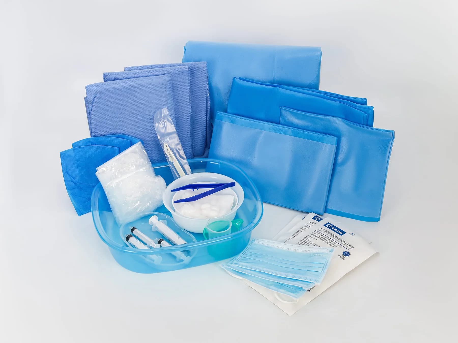 Real product view of the FTP-005 Angiography Pack