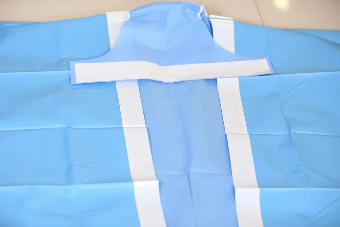 Second real product view of a hip procedure drape